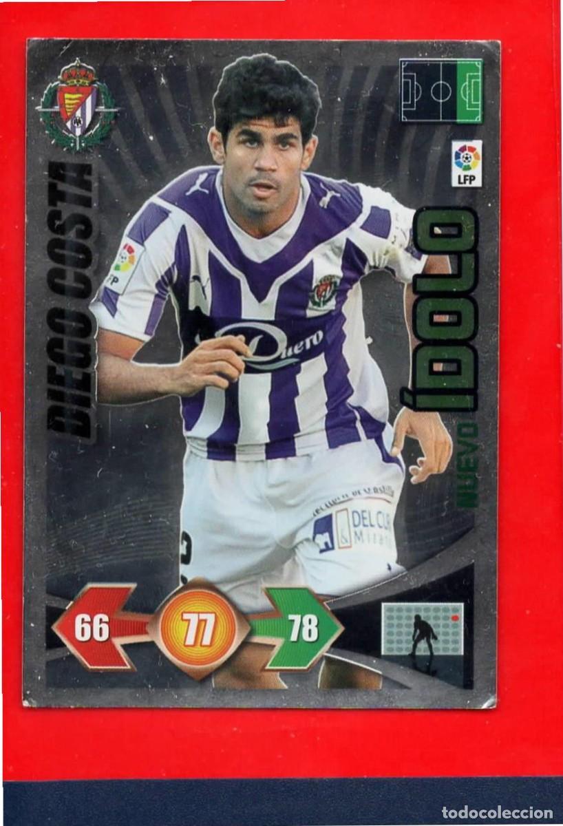 Fu&szlig;ball-Sticker: DIEGO COSTA - REAL VALLADOLID - NUEVO IDOLO - ADRENALYN LIGA 2009 2010 09 10