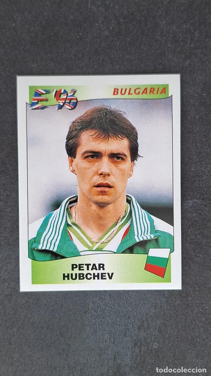 Fu&szlig;ball-Sticker: L2 PETAR HUBCHEV SELECCION BULGARIA 141 EUROCOPA 1996 EURO 96 PANINI NUNCA PEGADO SIN PEGAR
