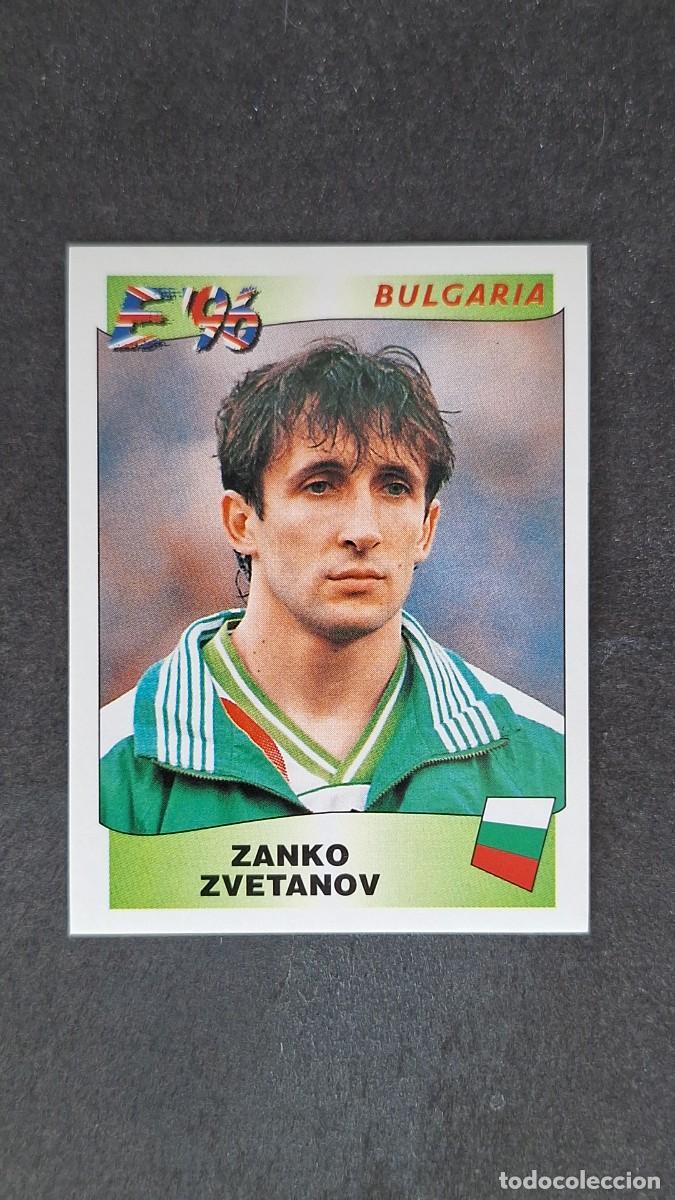 Fu&szlig;ball-Sticker: L2 ZANKO ZVETANOV SELECCION BULGARIA 143 EUROCOPA 1996 EURO 96 PANINI NUNCA PEGADO SIN PEGAR