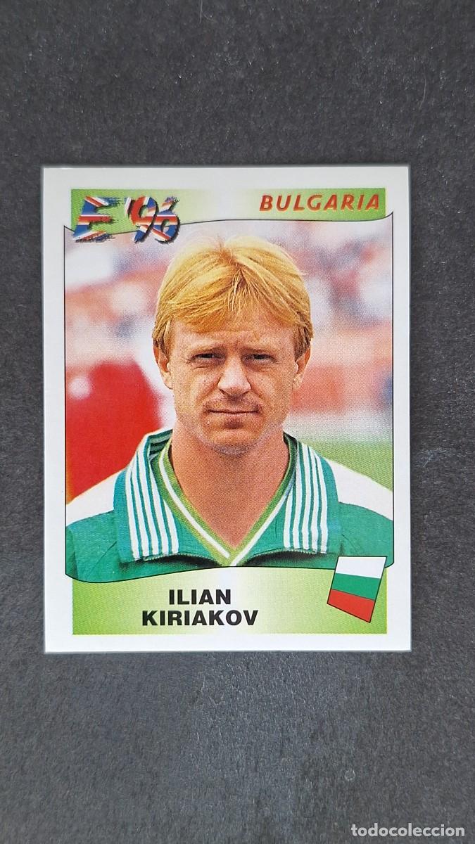 Fu&szlig;ball-Sticker: L2 ILIAN KIRIAKOV SELECCION BULGARIA 144 EUROCOPA 1996 EURO 96 PANINI NUNCA PEGADO SIN PEGAR