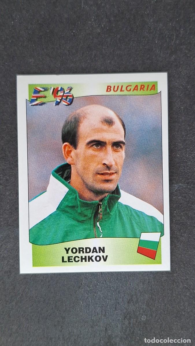 Fu&szlig;ball-Sticker: L2 YORDAN LECHKOV SELECCION BULGARIA 146 EUROCOPA 1996 EURO 96 PANINI NUNCA PEGADO SIN PEGAR