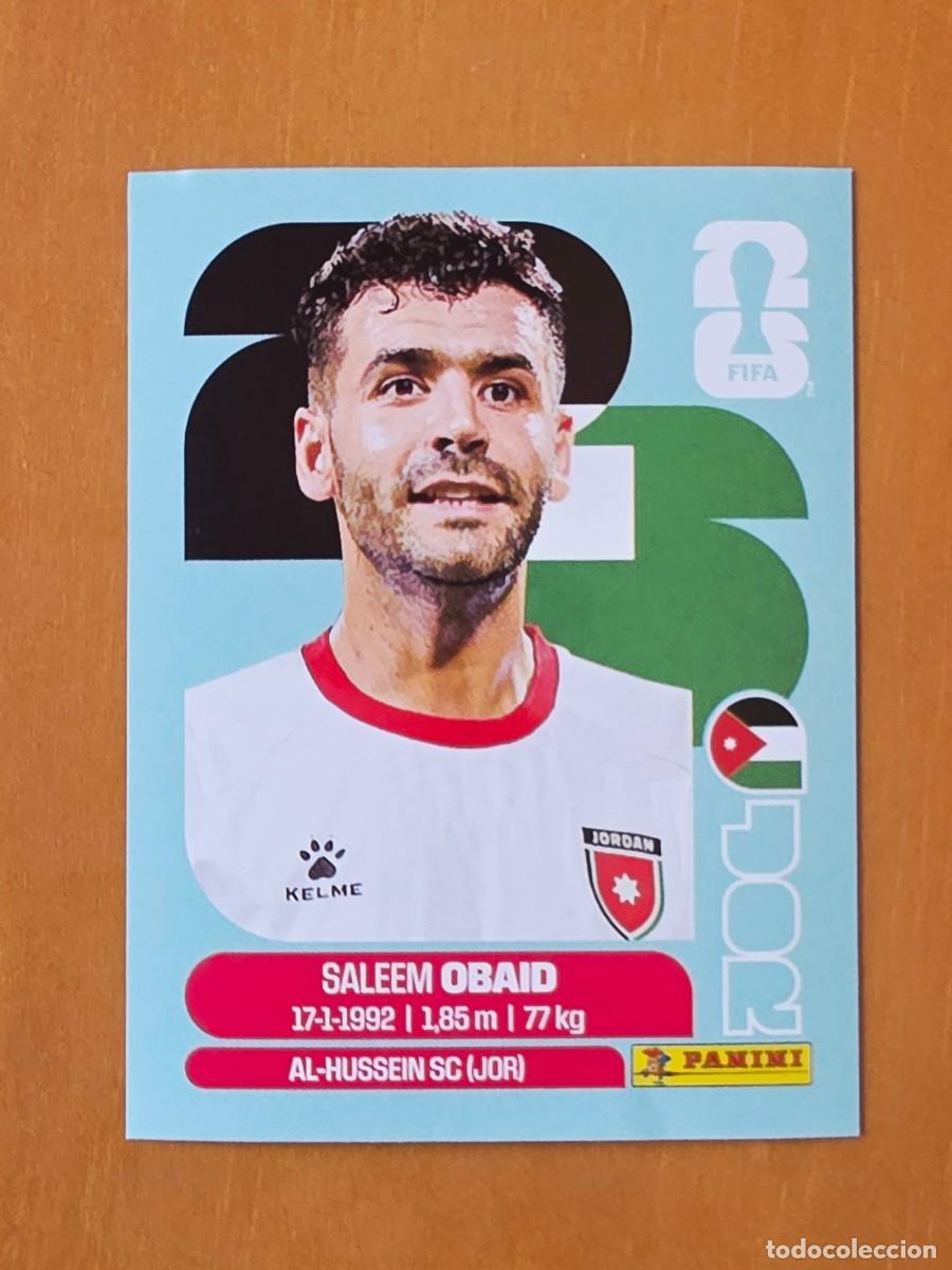 Fu&szlig;ball-Sticker: JOR 7 Saleem Obaid, Jordania, Panini FIFA World Cup Mundial 2026 Sticker