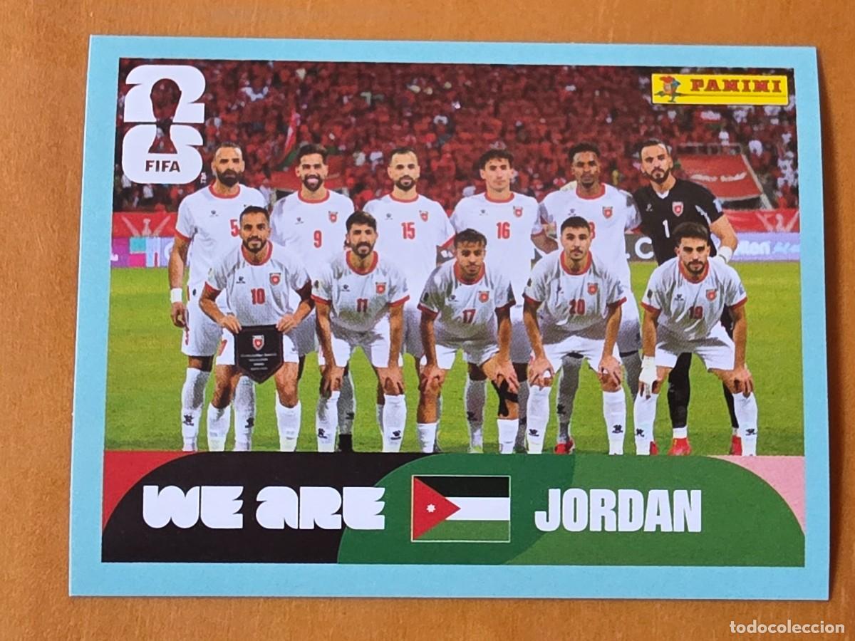 Fu&szlig;ball-Sticker: JOR 13 Alineaci&oacute;n equipo plantilla, Jordania, Panini FIFA World Cup Mundial 2026 Sticker