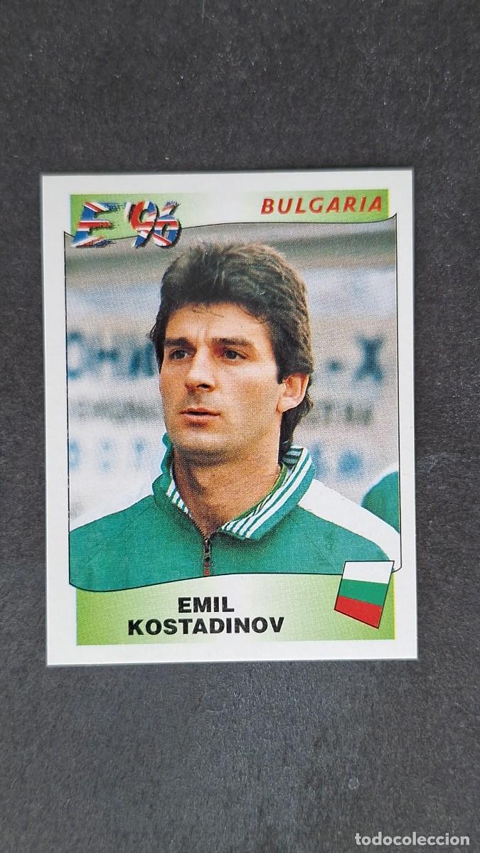 Cromos de F&uacute;tbol: L2 EMIL KOSTADINOV SELECCION BULGARIA 150 EUROCOPA 1996 EURO 96 PANINI NUNCA PEGADO SIN PEGAR