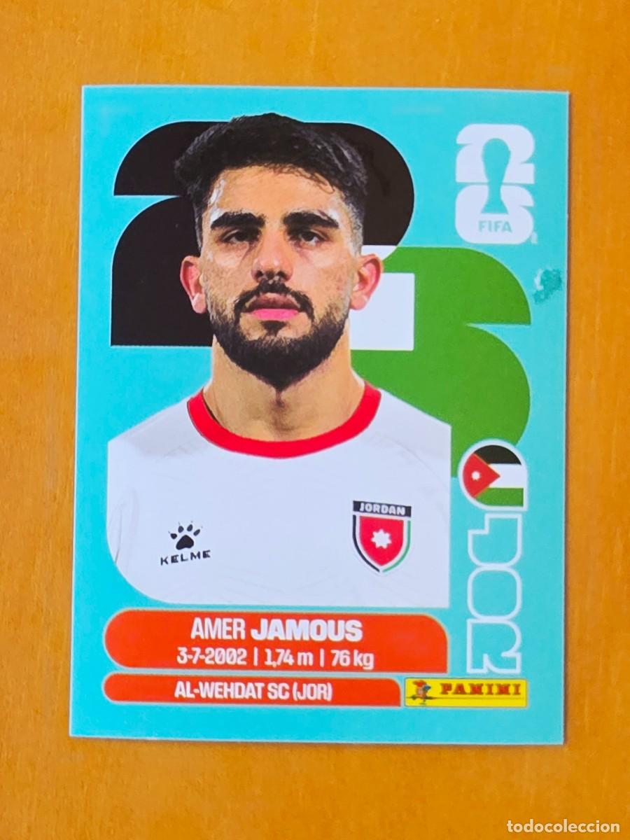 Cromos de F&uacute;tbol: JOR 14 Amer Jamous, Jordania, Panini FIFA World Cup Mundial 2026 Sticker