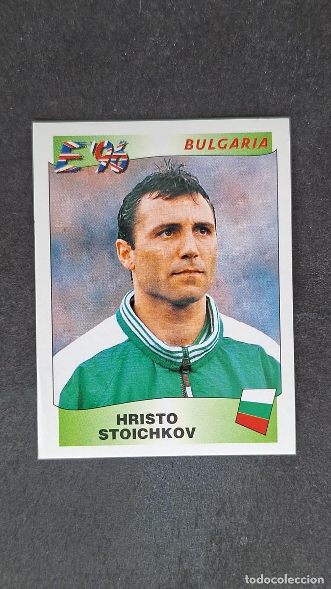 Cromos de F&uacute;tbol: L2 HRISTO STOICHKOV SELECCION BULGARIA 152 EUROCOPA 1996 EURO 96 PANINI NUNCA PEGADO SIN PEGAR