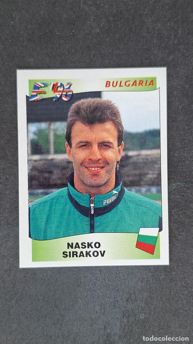 Cromos de F&uacute;tbol: L2 NASKO SIRAKOV SELECCION BULGARIA 153 EUROCOPA 1996 EURO 96 PANINI NUNCA PEGADO SIN PEGAR