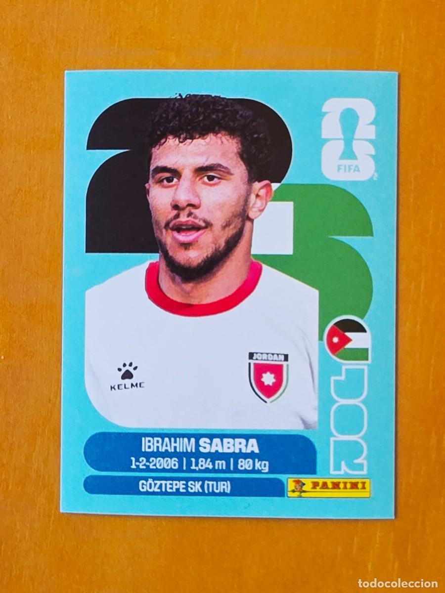 Cromos de F&uacute;tbol: JOR 20 Ibrahim Sabra, Jordania, Panini FIFA World Cup Mundial 2026 Sticker