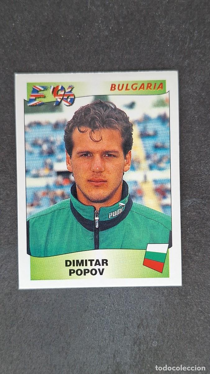 Fu&szlig;ball-Sticker: L2 DIMITAR POPOV SELECCION BULGARIA 154 EUROCOPA 1996 EURO 96 PANINI NUNCA PEGADO SIN PEGAR