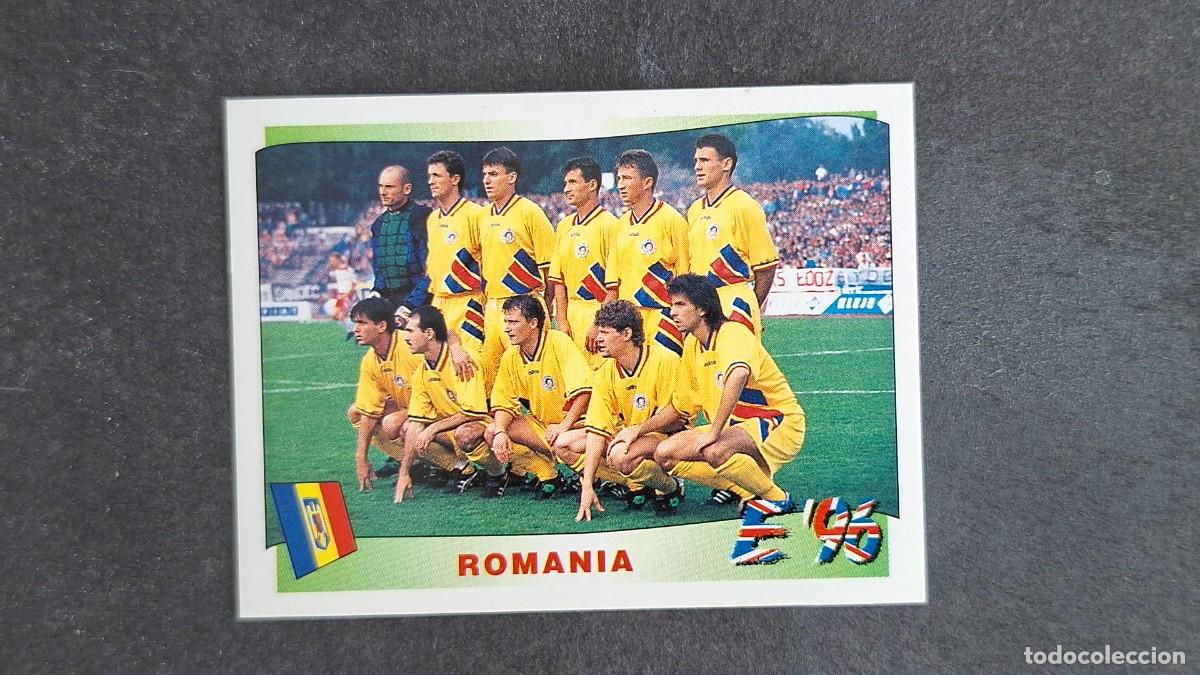 Fu&szlig;ball-Sticker: L2 EQUIPO SELECCION RUMANIA 156 EUROCOPA 1996 EURO 96 PANINI NUNCA PEGADO SIN PEGAR
