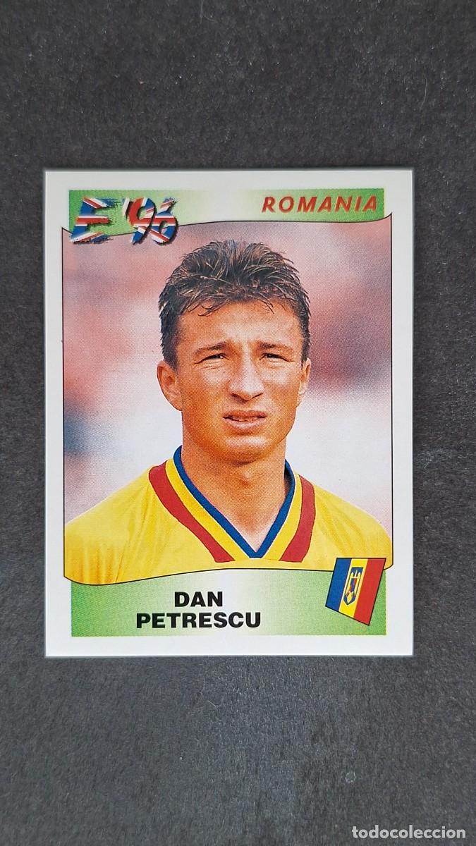 Fu&szlig;ball-Sticker: L2 DAN PETRESCU SELECCION RUMANIA 158 EUROCOPA 1996 EURO 96 PANINI NUNCA PEGADO SIN PEGAR