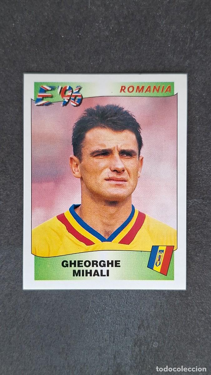 Fu&szlig;ball-Sticker: L2 GHEORGHE MIHALI SELECCION RUMANIA 162 EUROCOPA 1996 EURO 96 PANINI NUNCA PEGADO SIN PEGAR