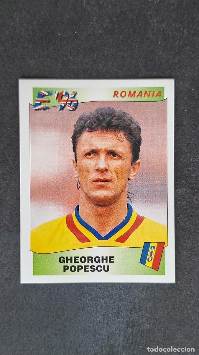 Fu&szlig;ball-Sticker: L2 GHEORGHE POPESCU SELECCION RUMANIA 164 EUROCOPA 1996 EURO 96 PANINI NUNCA PEGADO SIN PEGAR