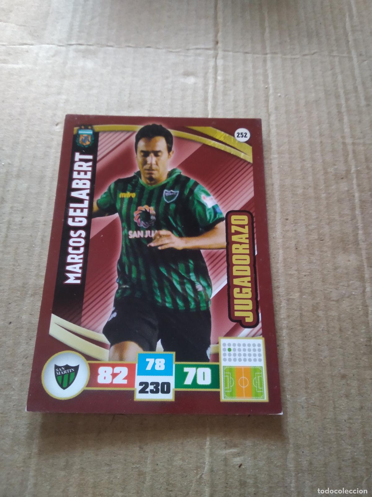 Football Stickers: 252 MARCOS GELABERT SAN MARTIN CROMO FUTBOL ARGENTINO PANINI LIGA ARGENTINA 2017 ADRENALYN