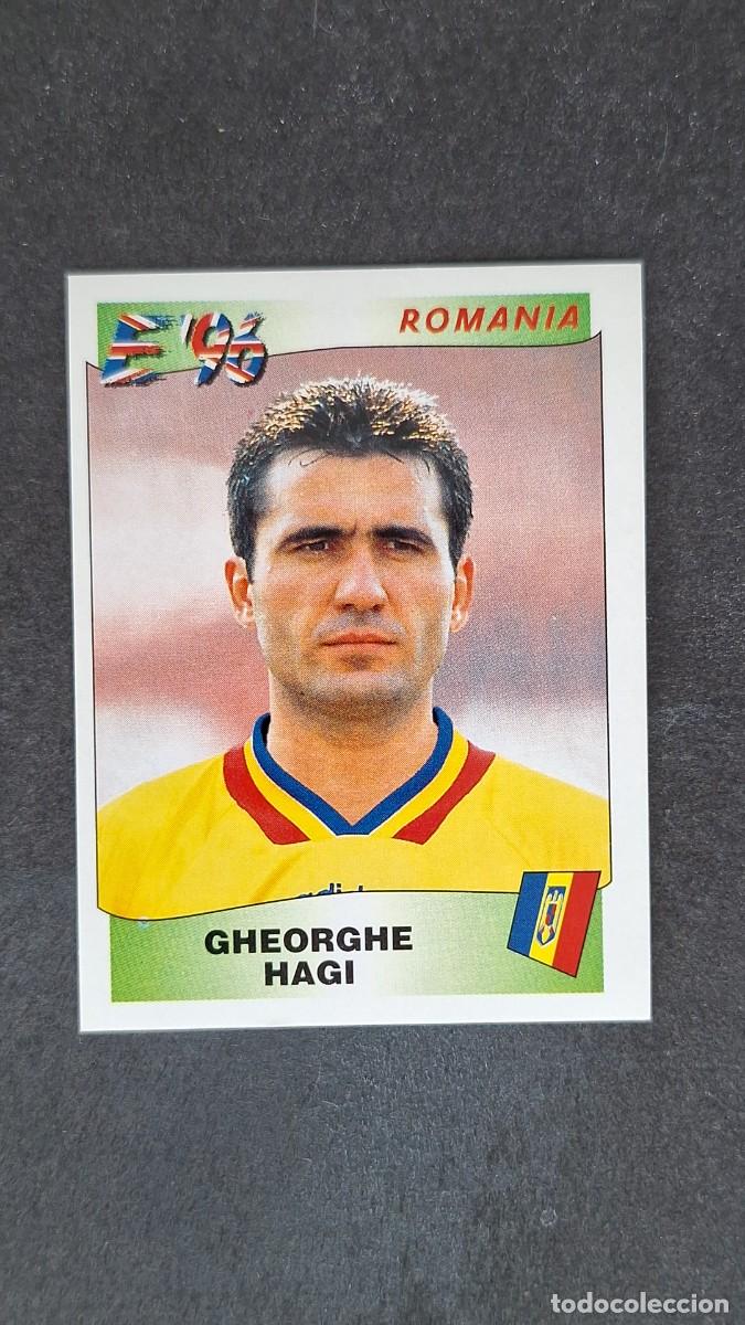 Football Stickers: L2 GHEORGHE HAGI SELECCION RUMANIA 167 EUROCOPA 1996 EURO 96 PANINI NUNCA PEGADO SIN PEGAR