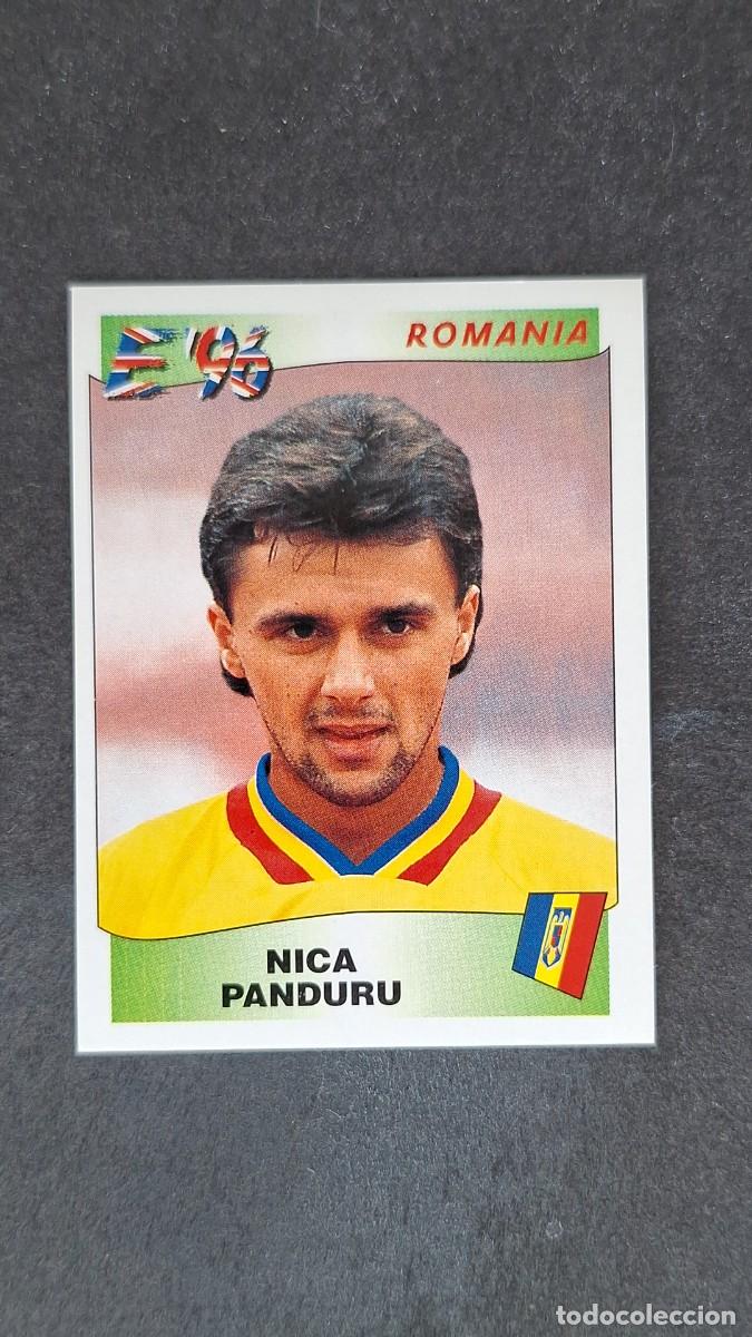 Football Stickers: L2 NICA PANDURU SELECCION RUMANIA 168 EUROCOPA 1996 EURO 96 PANINI NUNCA PEGADO SIN PEGAR