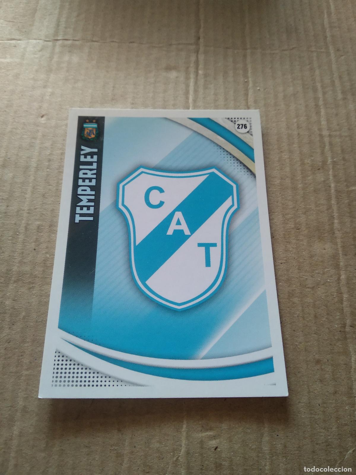 Fu&szlig;ball-Sticker: 276 TEMPERLEY ESCUDO CROMO FUTBOL ARGENTINO PANINI LIGA ARGENTINA 2017 ADRENALYN