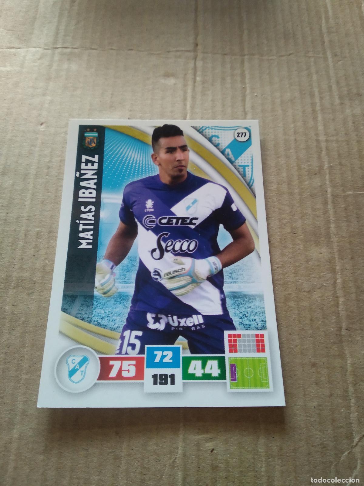 Fu&szlig;ball-Sticker: 277 MATIAS IBA&Ntilde;EZ TEMPERLEY CROMO FUTBOL ARGENTINO PANINI LIGA ARGENTINA 2017 ADRENALYN