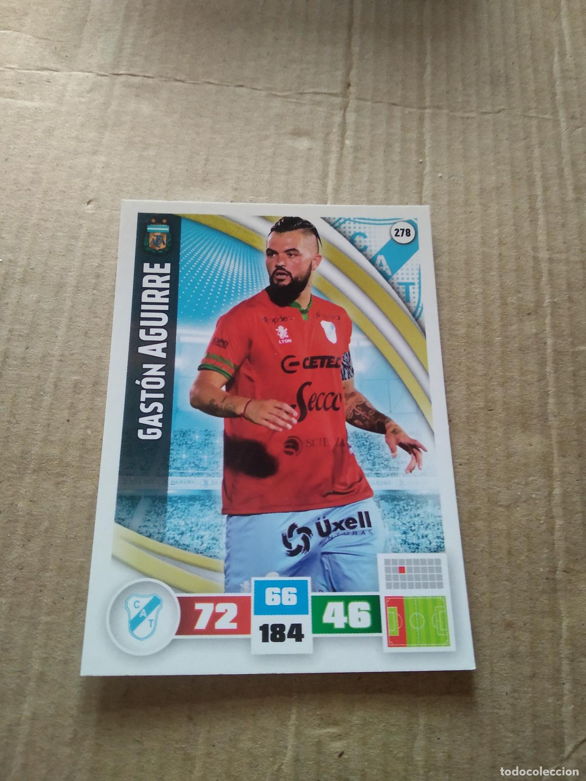 Fu&szlig;ball-Sticker: 278 GASTON AGUIRRE TEMPERLEY CROMO FUTBOL ARGENTINO PANINI LIGA ARGENTINA 2017 ADRENALYN