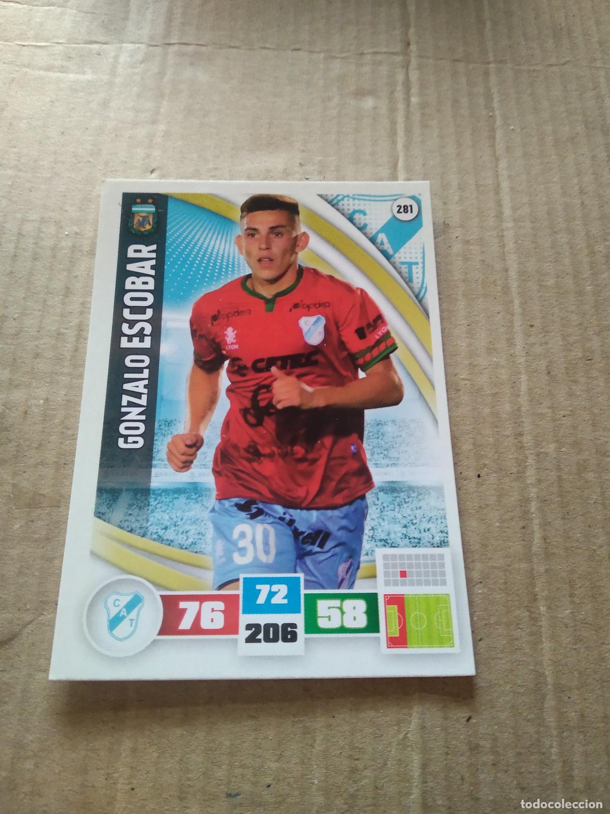Fu&szlig;ball-Sticker: 281 GONZALO ESCOBAR TEMPERLEY CROMO FUTBOL ARGENTINO PANINI LIGA ARGENTINA 2017 ADRENALYN