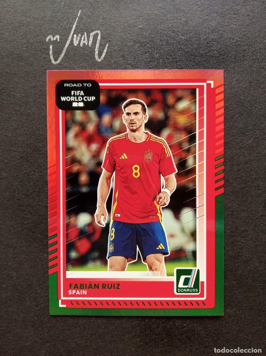 Fu&szlig;ball-Sticker: FABIAN RUIZ RED & GREEN ESPA&Ntilde;A PARIS SAINT-GERMAIN ⚽ PANINI &reg; DONRUSS ROAD FIFA WORLD CUP 2026 25 26