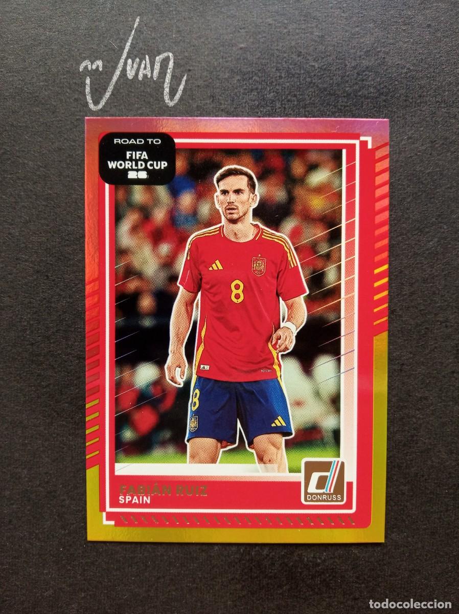 Fu&szlig;ball-Sticker: FABIAN RUIZ RED & GOLD ESPA&Ntilde;A PARIS SAINT-GERMAIN ⚽ PANINI &reg; DONRUSS ROAD FIFA WORLD CUP 2026 25 26