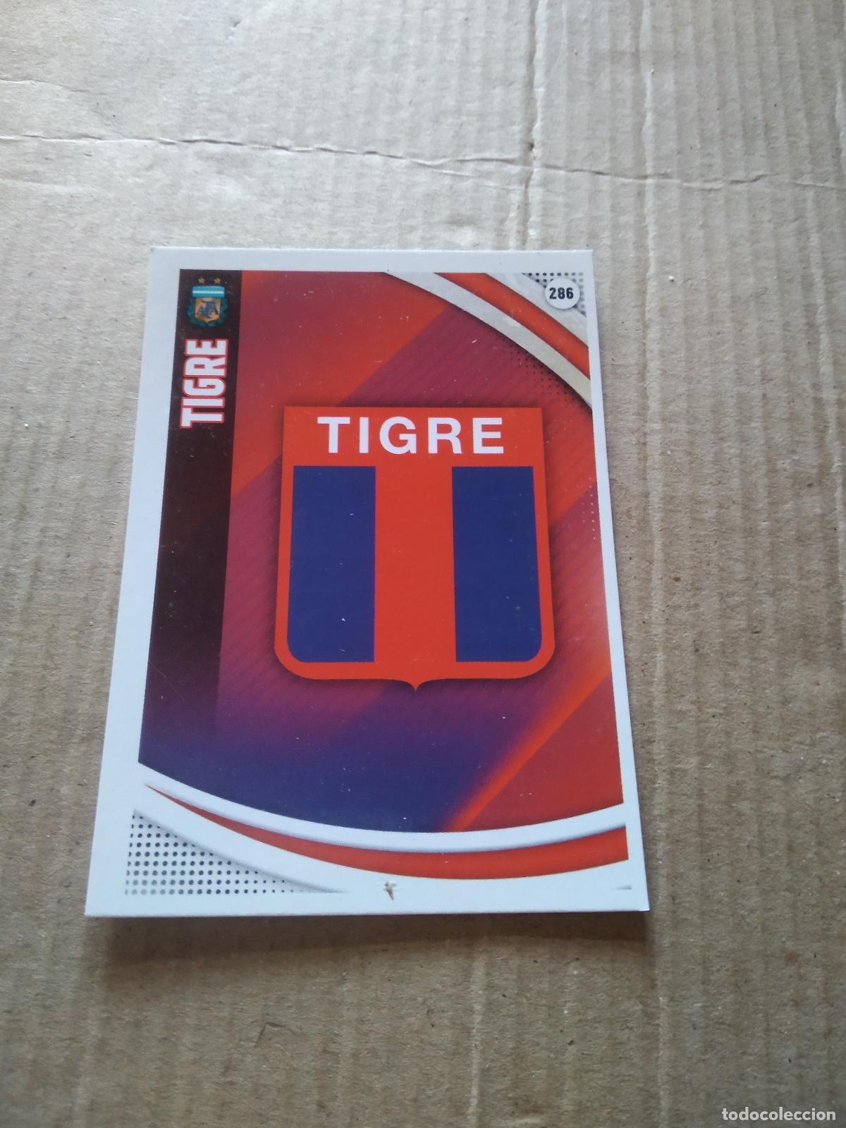 Fu&szlig;ball-Sticker: 286 ESCUDO TIGRE CROMO FUTBOL ARGENTINO PANINI LIGA ARGENTINA 2017 ADRENALYN