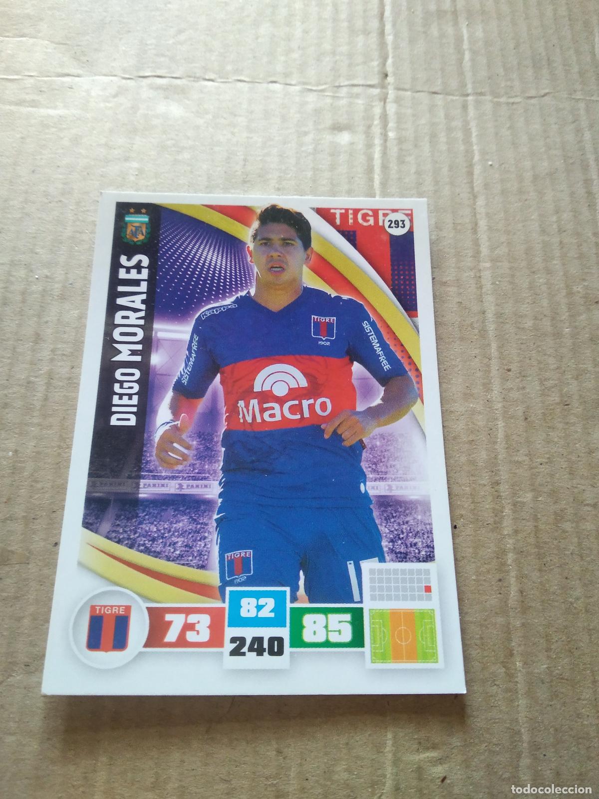 Fu&szlig;ball-Sticker: 293 DIEGO MORALES TIGRE CROMO FUTBOL ARGENTINO PANINI LIGA ARGENTINA 2017 ADRENALYN