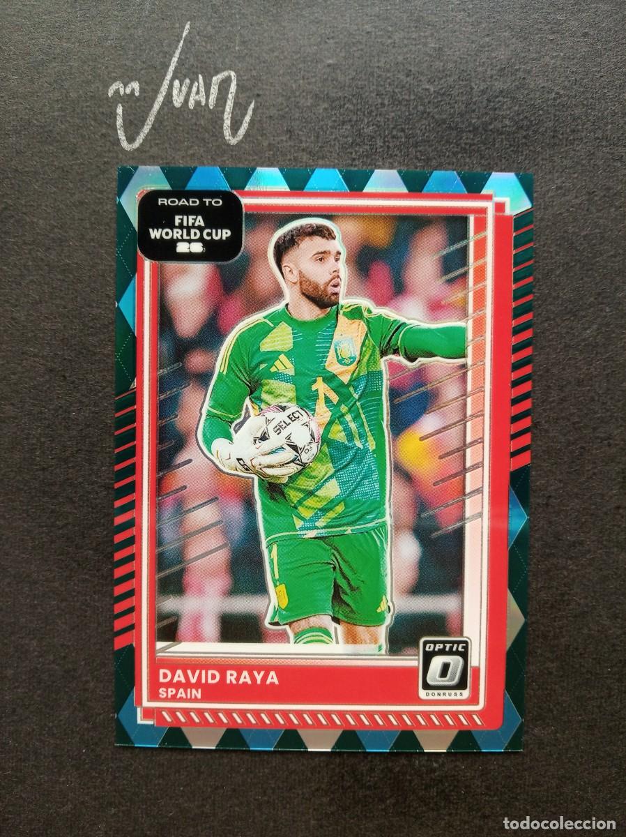 Cartes &agrave; collectionner de Football: 8 PARALELA OPTIC ARGYLE DAVID RAYA ESPA&Ntilde;A ARSENAL ⚽ PANINI &reg; DONRUSS ROAD FIFA WORLD CUP 2026 25 26