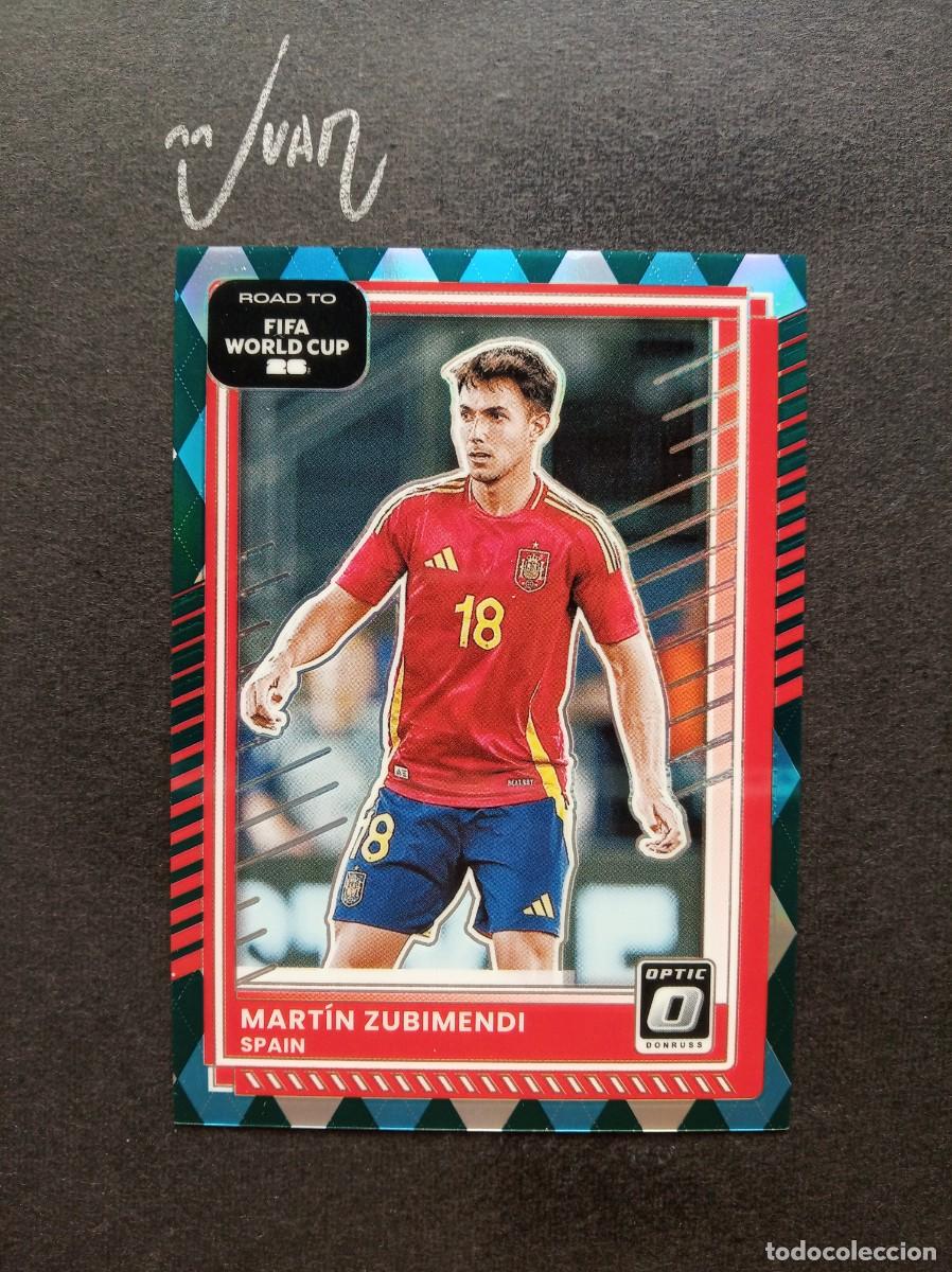 Cartes &agrave; collectionner de Football: 14 PARALELA OPTIC ARGYLE ZUBIMENDI ESPA&Ntilde;A ARSENAL ⚽ PANINI &reg; DONRUSS ROAD FIFA WORLD CUP 2026 25 26