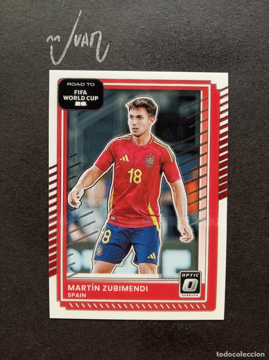 Cartes &agrave; collectionner de Football: 14 PARALELA OPTIC ZUBIMENDI ESPA&Ntilde;A ARSENAL ⚽ PANINI &reg; DONRUSS ROAD FIFA WORLD CUP 2026 25 26 NUEVO