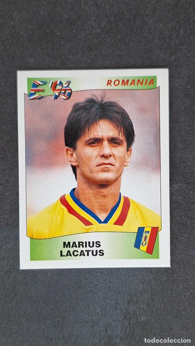 Cartes &agrave; collectionner de Football: L2 MARIUS LACATUS SELECCION RUMANIA 171 EUROCOPA 1996 EURO 96 PANINI NUNCA PEGADO SIN PEGAR