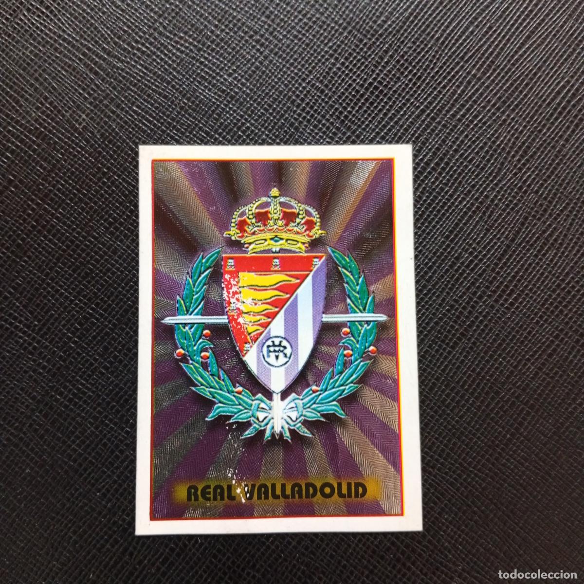 Cromos de F&uacute;tbol: 199 ESCUDO VALLADOLID PANINI 1998 1999 CROMO FUTBOL LIGA 98 99 - - A67 PG388 - VER TRASERA