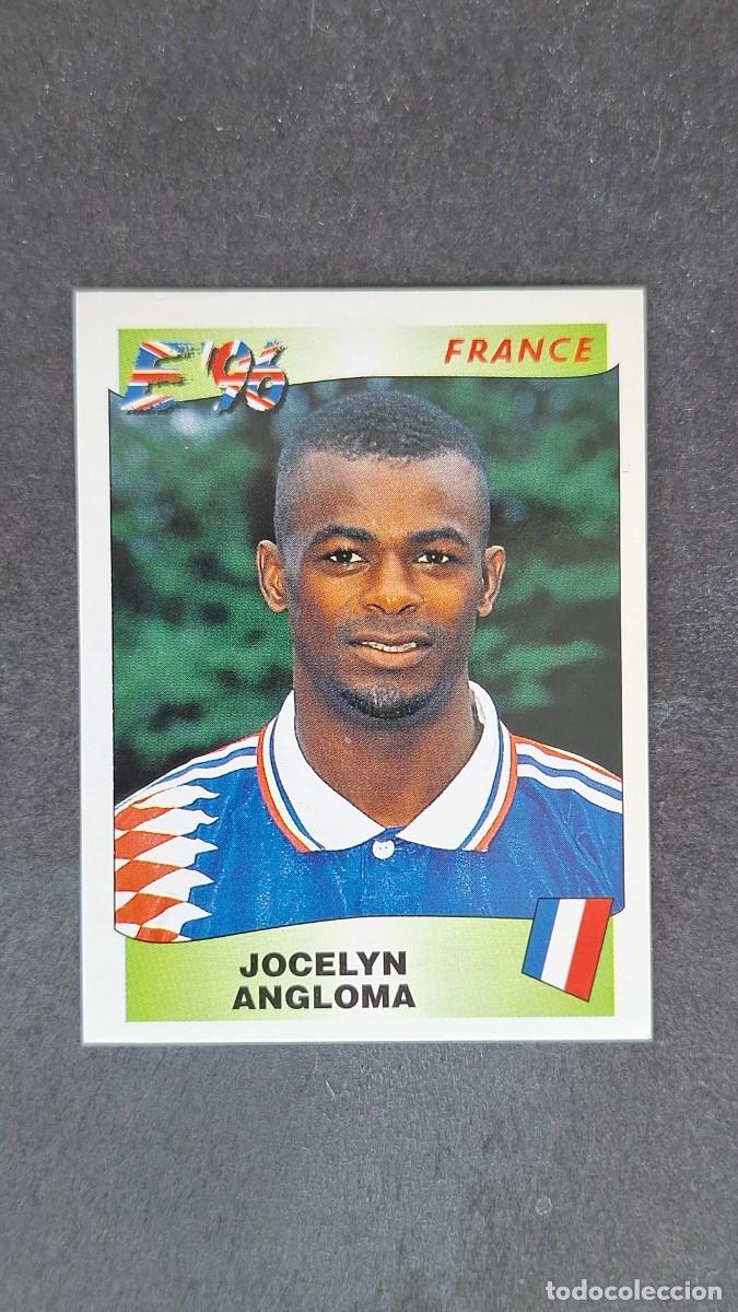 Cromos de F&uacute;tbol: L2 JOCELYN ANGLOMA SELECCION FRANCIA 178 EUROCOPA 1996 EURO 96 PANINI NUNCA PEGADO SIN PEGAR