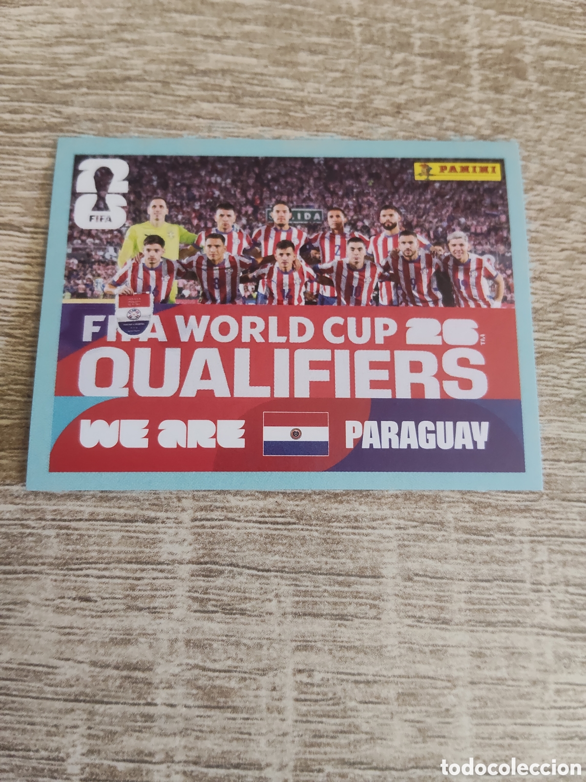 Cromos de F&uacute;tbol: Panini mundial 2026 PAR 13 alineaci&oacute;n Paraguay