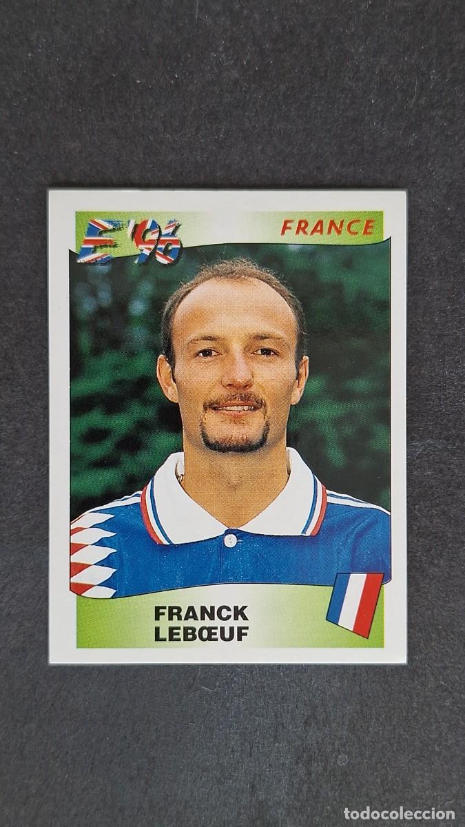 Cromos de F&uacute;tbol: L2 FRANK LEBOEUF SELECCION FRANCIA 179 EUROCOPA 1996 EURO 96 PANINI NUNCA PEGADO SIN PEGAR