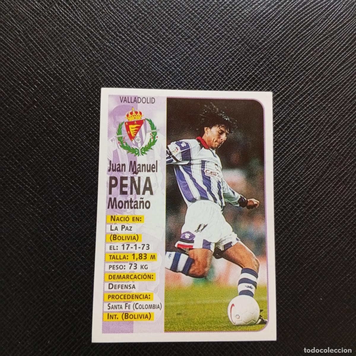 Cromos de F&uacute;tbol: 203 PE&Ntilde;A VALLADOLID PANINI 1998 1999 CROMO FUTBOL LIGA 98 99 - SIN PEGAR - A67 PG388