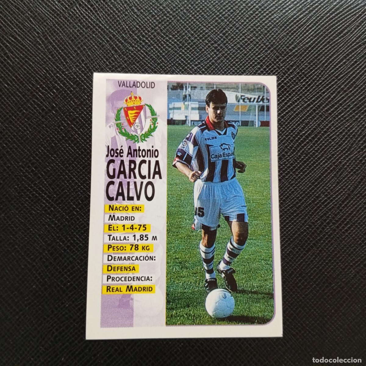 Fu&szlig;ball-Sticker: 205 GARCIA CALVO VALLADOLID PANINI 1998 1999 CROMO FUTBOL LIGA 98 99 - SIN PEGAR - A67 PG397