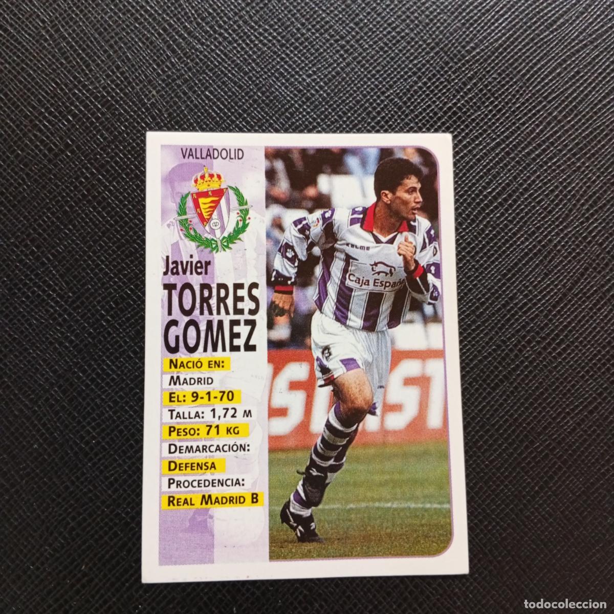 Cartes &agrave; collectionner de Football: 207 TORRES GOMEZ VALLADOLID PANINI 1998 1999 CROMO FUTBOL LIGA 98 99 - SIN PEGAR - A67 PG397