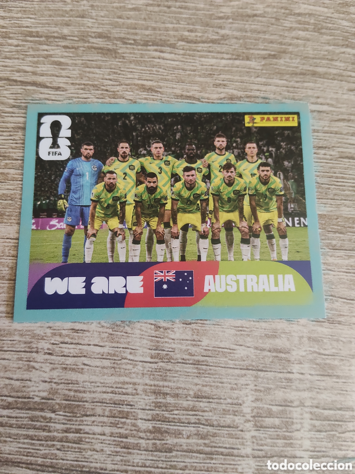 Football Stickers: Panini mundial 2026 AUS 13 alineaci&oacute;n Australia