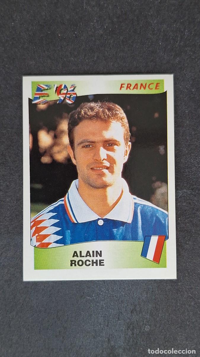 Football Stickers: L2 ALAIN ROCHE SELECCION FRANCIA 180 EUROCOPA 1996 EURO 96 PANINI NUNCA PEGADO SIN PEGAR