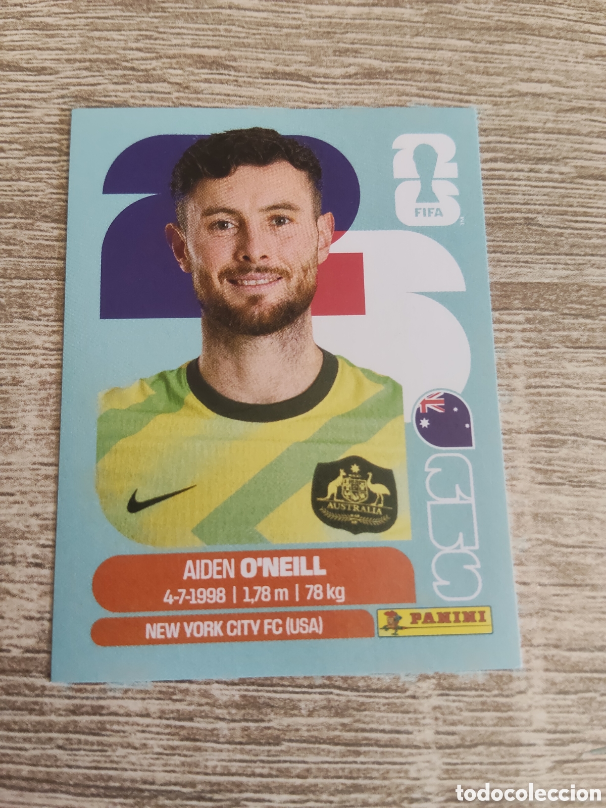 Football Stickers: Panini mundial 2026 AUS 14 Aiden O'Neill Australia
