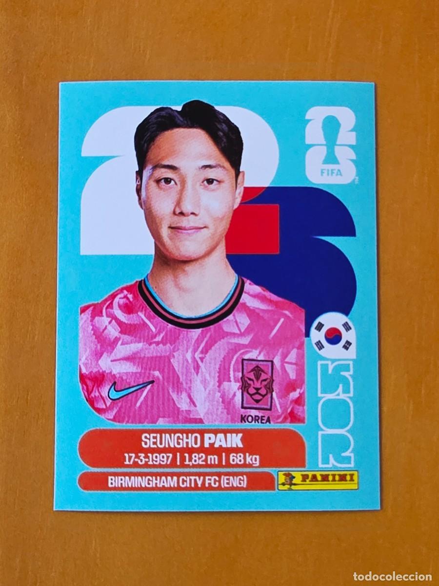 Football Stickers: KOR 14 Seungho Paik, Corea del Sur, Panini FIFA World Cup Mundial 2026 Sticker