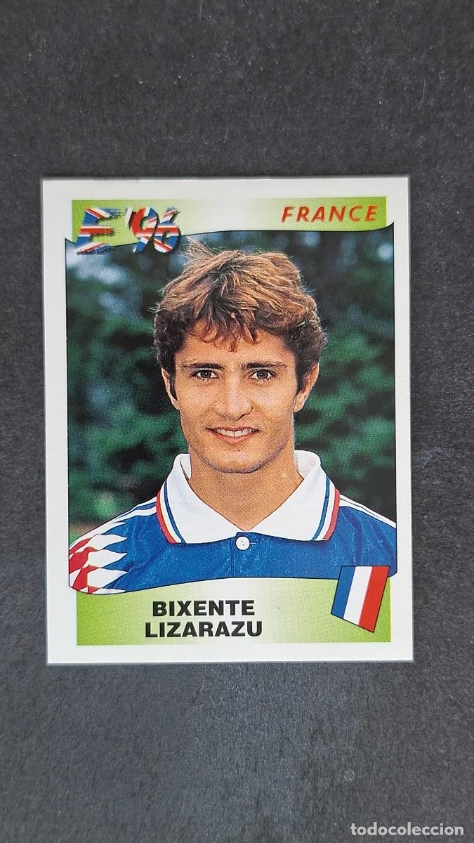 Football Stickers: L2 BIXENTE LIZARAZU SELECCION FRANCIA 182 EUROCOPA 1996 EURO 96 PANINI NUNCA PEGADO SIN PEGAR