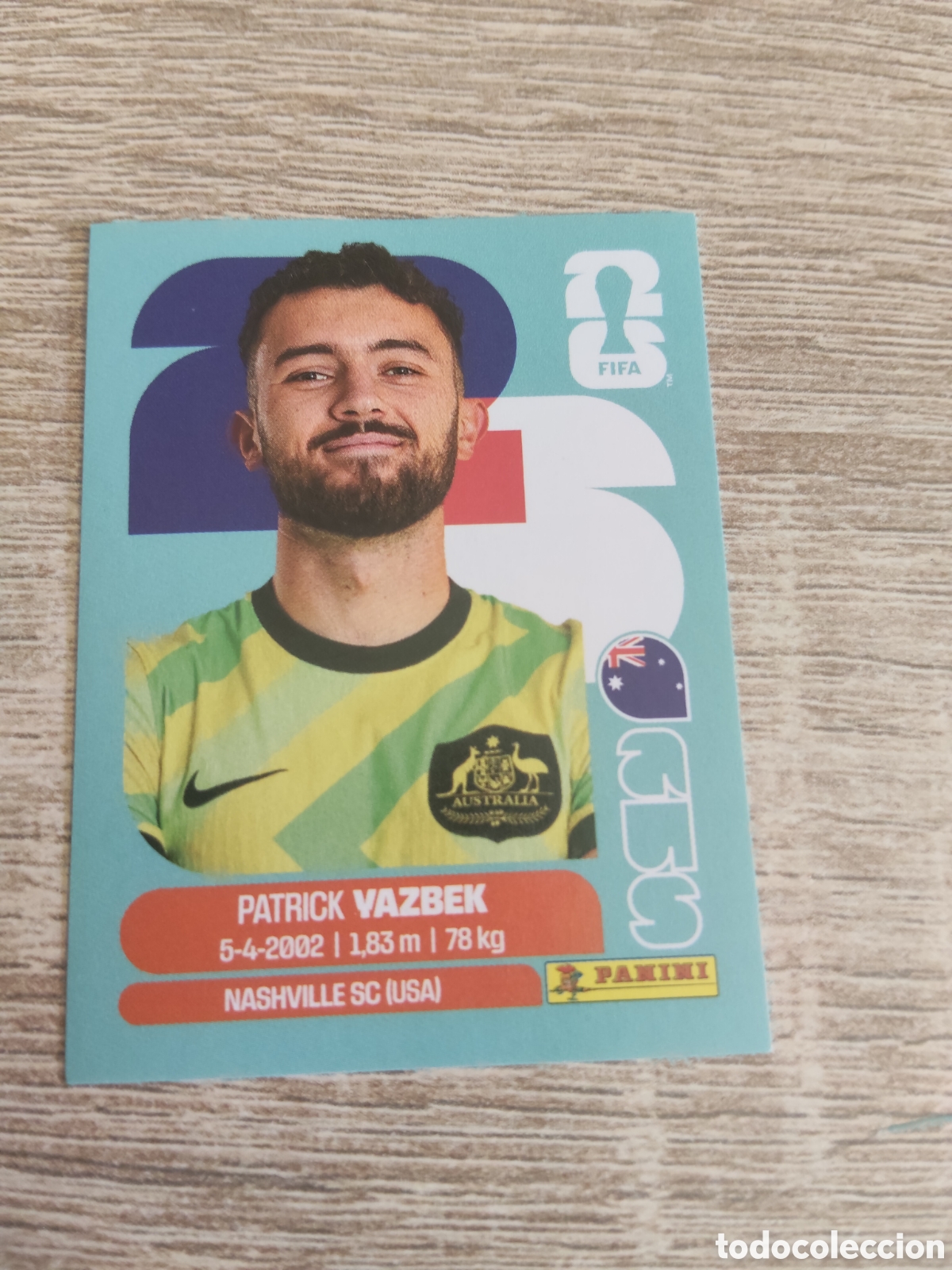 Football Stickers: Panini mundial 2026 AUS 16 Patrick Yazbek Australia