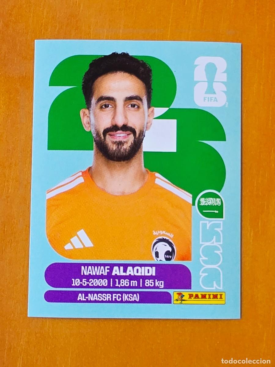 Football Stickers: KSA 2 Nawaf Alaqidi, Arabia Saud&iacute;, Panini FIFA World Cup Mundial 2026 Sticker