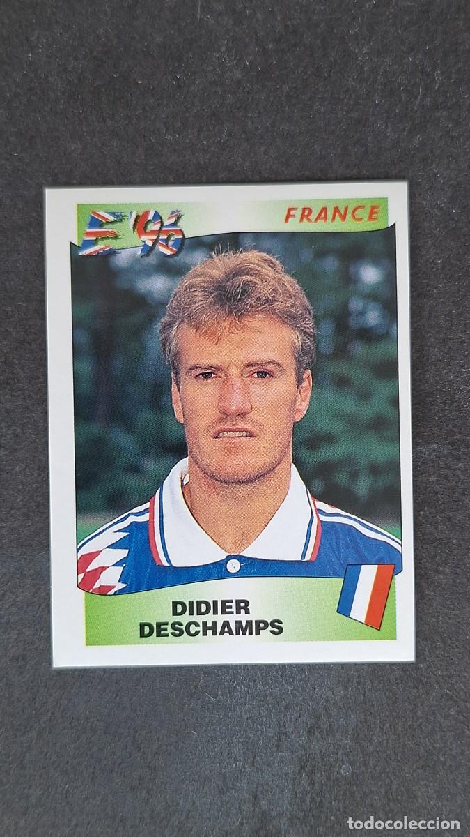 Football Stickers: L2 DIDIER DESCHAMPS SELECCION FRANCIA 186 EUROCOPA 1996 EURO 96 PANINI NUNCA PEGADO SIN PEGAR
