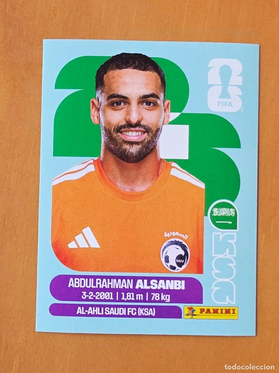Football Stickers: KSA 3 Abdulrahman Alsanbi, Arabia Saud&iacute;, Panini FIFA World Cup Mundial 2026 Sticker