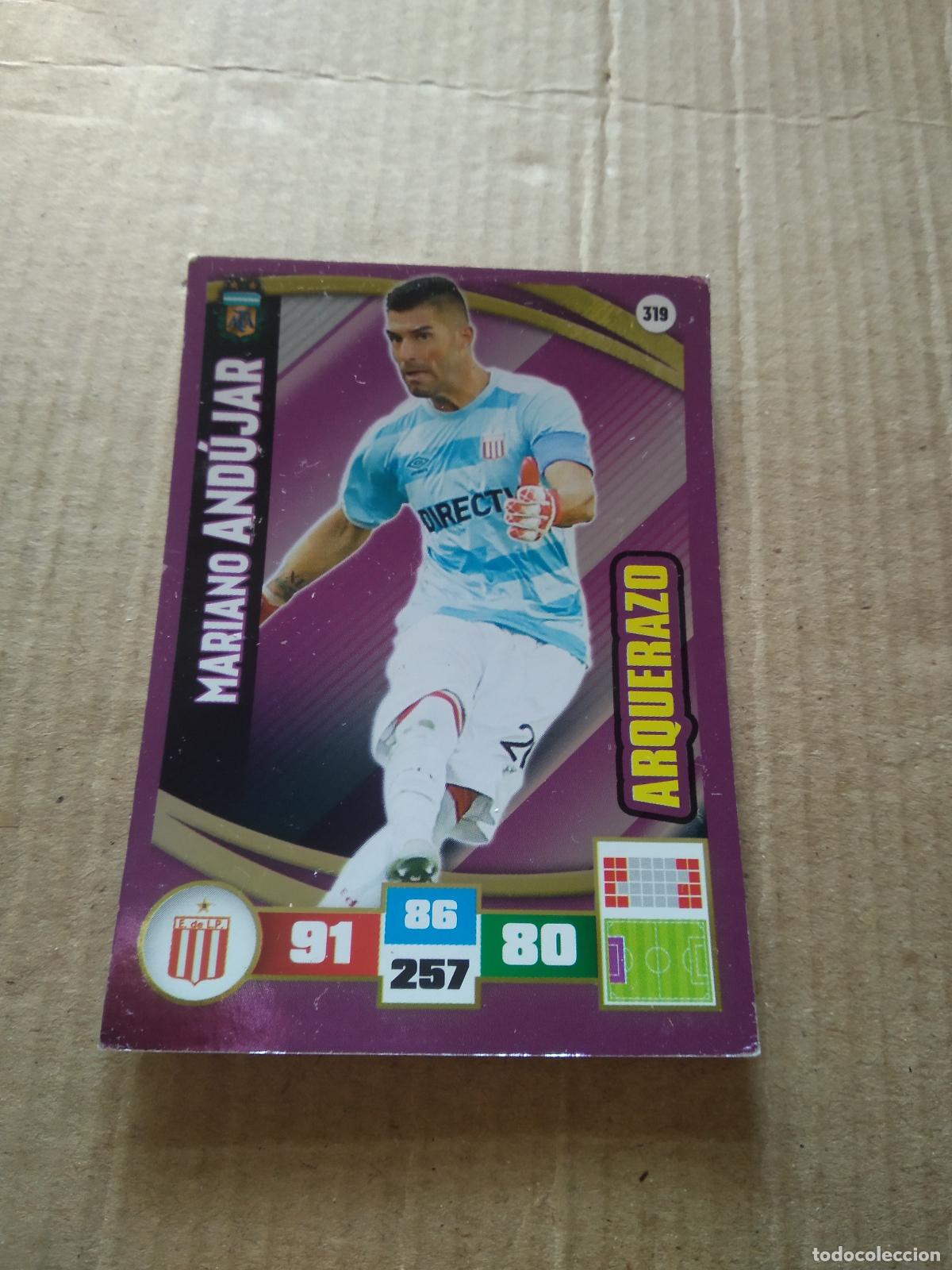 Football Stickers: 319 MARIANO ANDUJAR ESTUDIANTES CROMO FUTBOL ARGENTINO PANINI LIGA ARGENTINA 2017 ADRENALYN