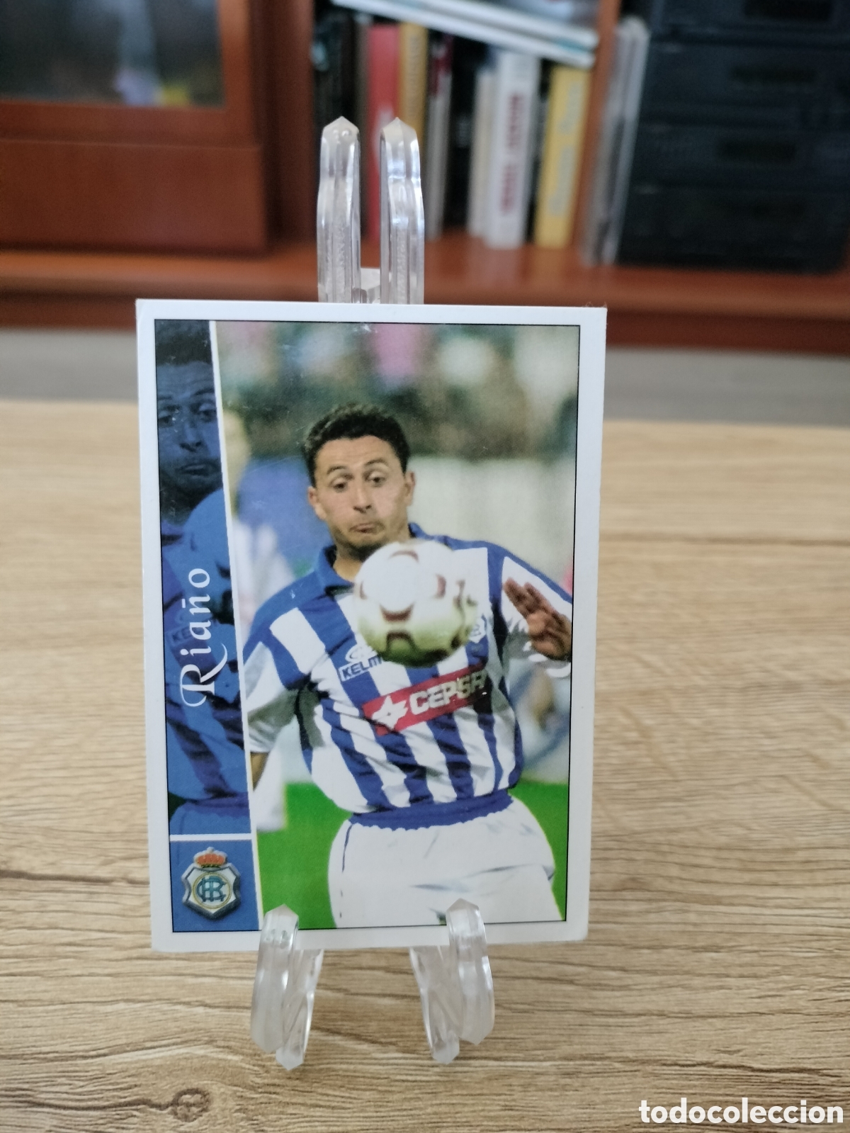 Football Stickers: Ria&ntilde;o 521 Mundicromo Fichas de la liga 2003 Baja Recreativo de Huelva